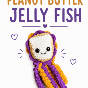 Peanut Butter Jellyfish Crochet Pattern PDF | Amigurumi Jellyfish Plush Tutorial