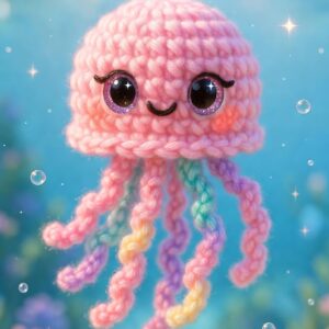 Luna the Jellyfish Crochet Pattern | Adorable Amigurumi PDF Digital Download