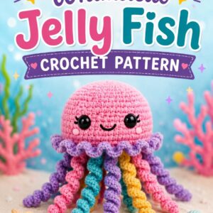 Whimsical Jellyfish Crochet Pattern | Easy Amigurumi Jelly Fish PDF Digital Download